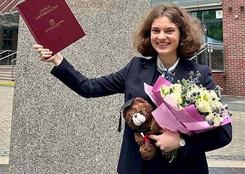 Gratulacje dla naszej lektorki Nataszy Marzec